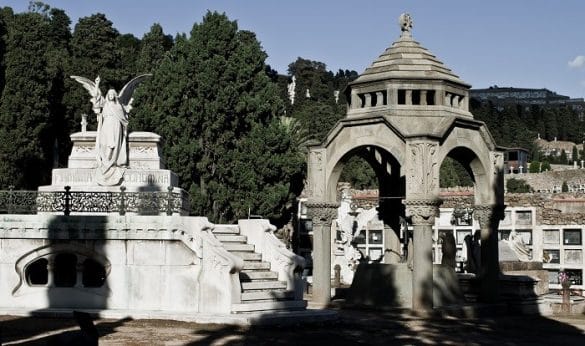 Cementerio del Montjuic en Barcelona