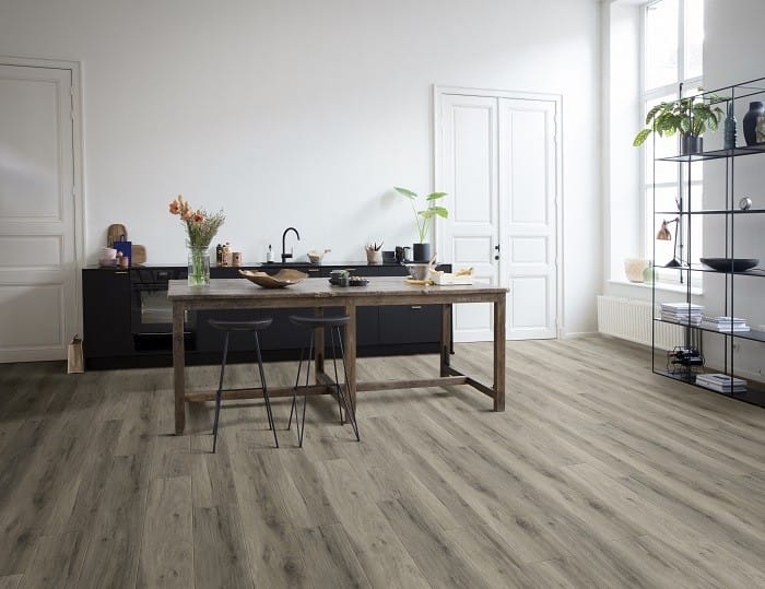 cocina abierta decoración para otoño