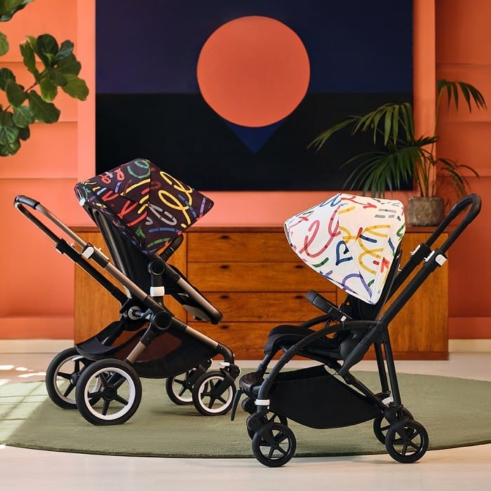 diseño de capotas Bugaboo para el carro del bebé