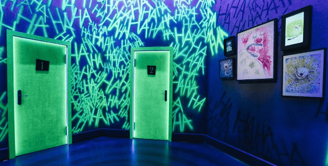 sala del laberinto de tim burton exposición en Madrid