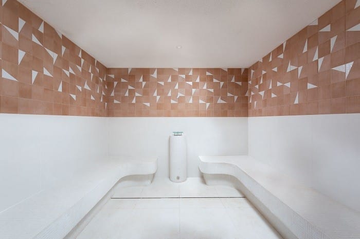 zona de relax tipo sauna