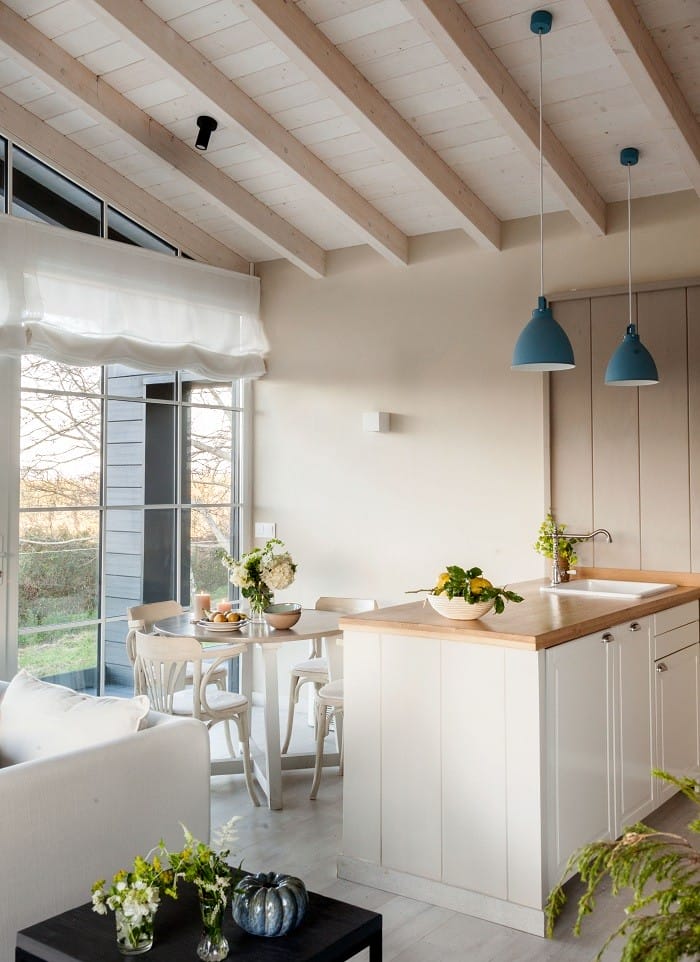 cocina abierta al salón