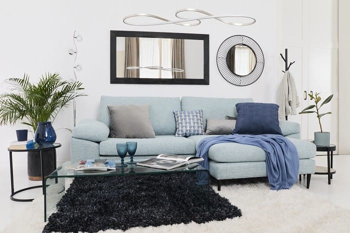 salón estilo winter light conforama