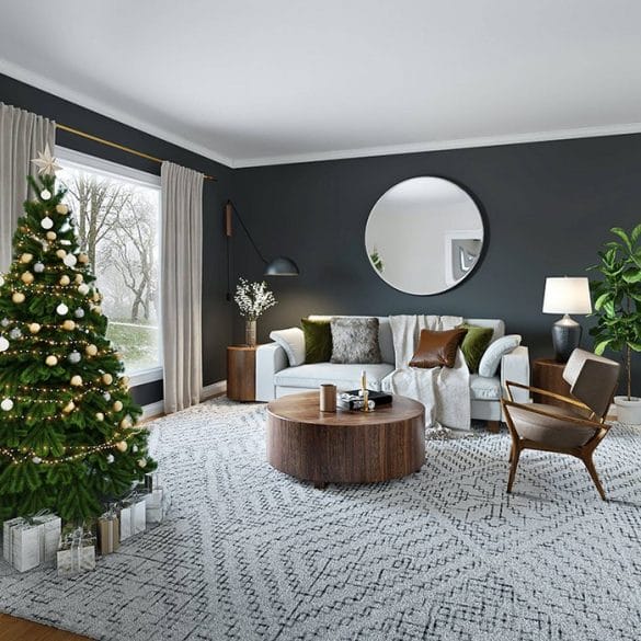 decoracion piso navidades