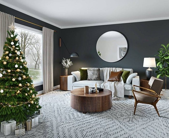 decoracion piso navidades