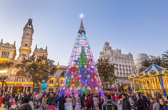 árbol de Navidad en Valencia