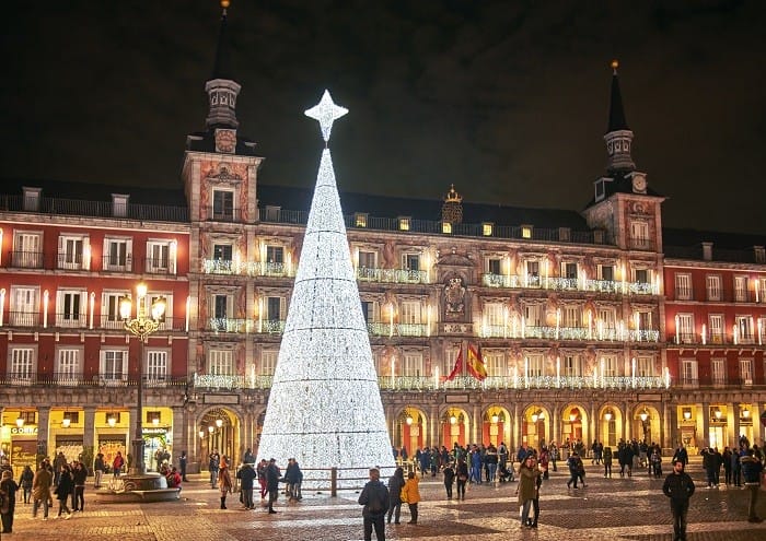árbol de Navidad en Madrid