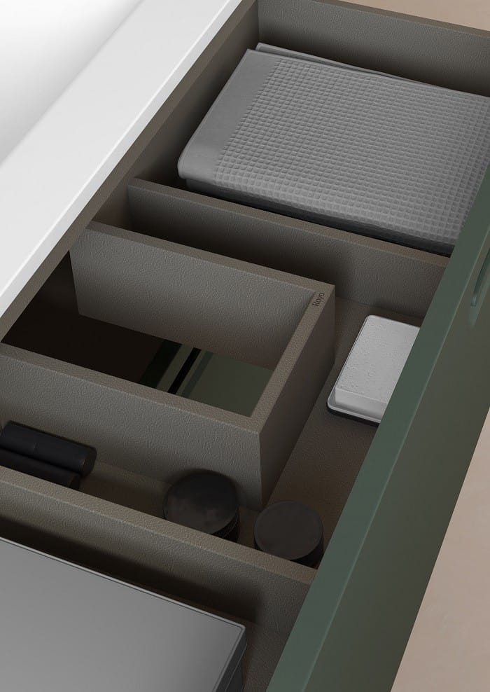 cajón de mueble de baño