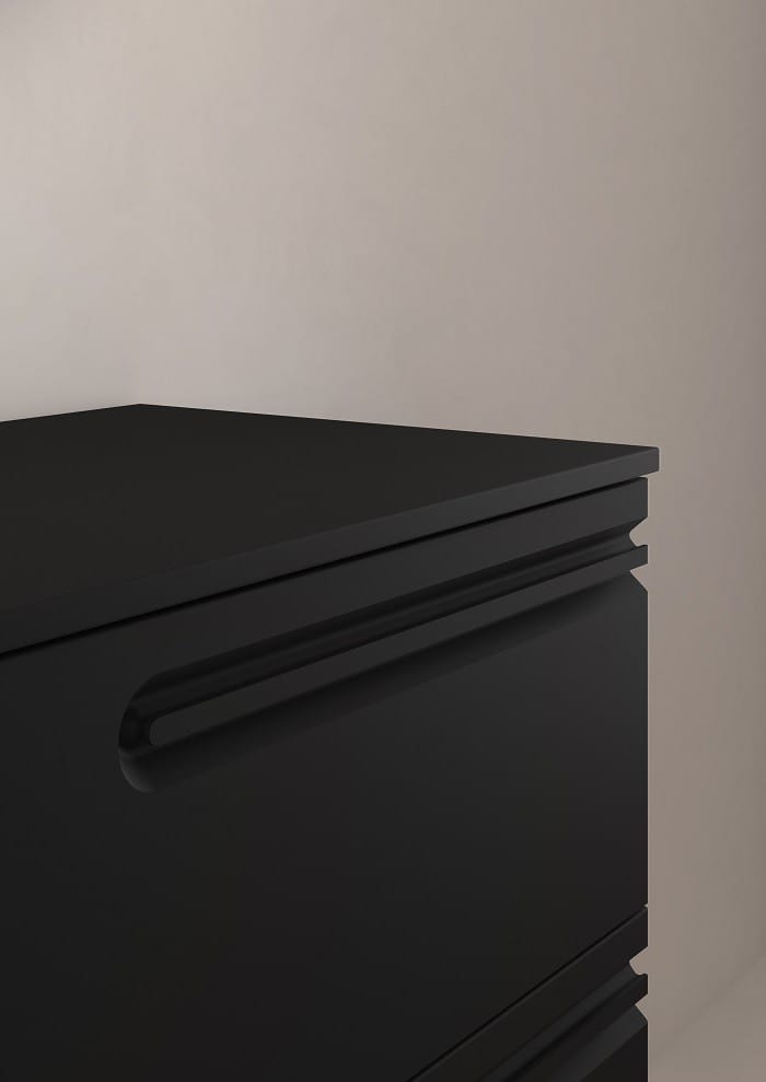 detalle tirador mueble de baño