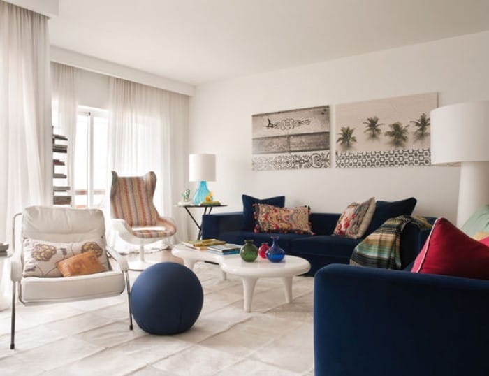 15 apartamentos de diseño colorido que se pueden acercar a la casa de tus sueños