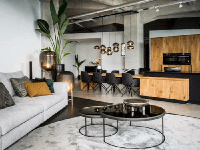 salón loft industrial