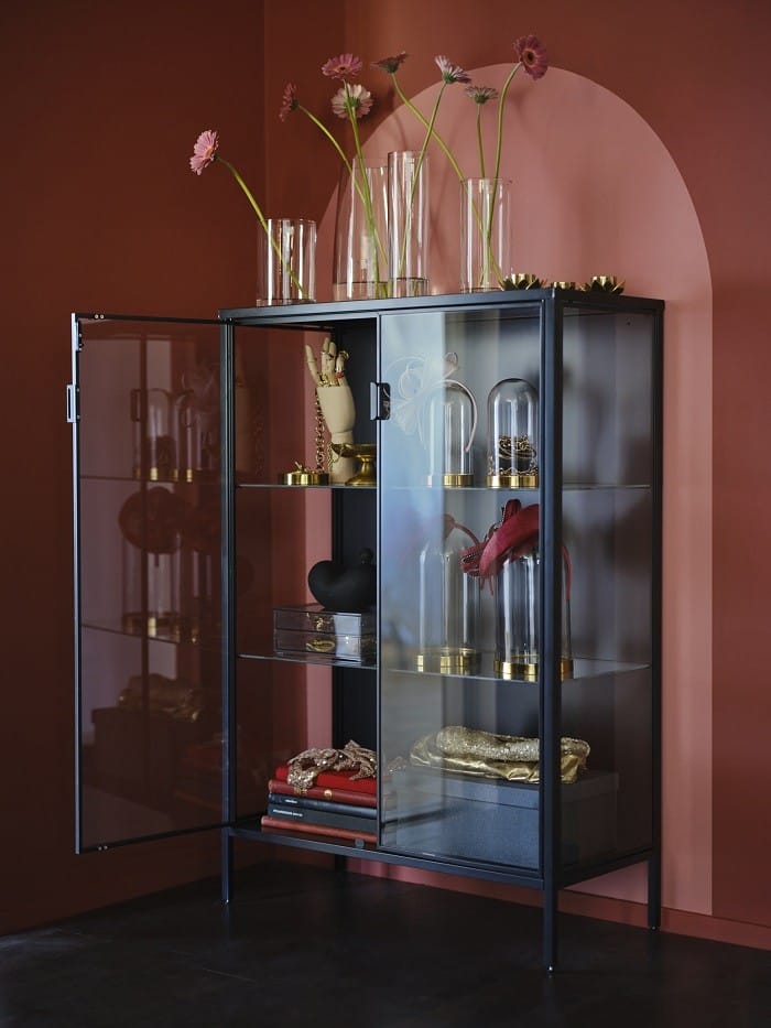 vitrina ikea de cristal