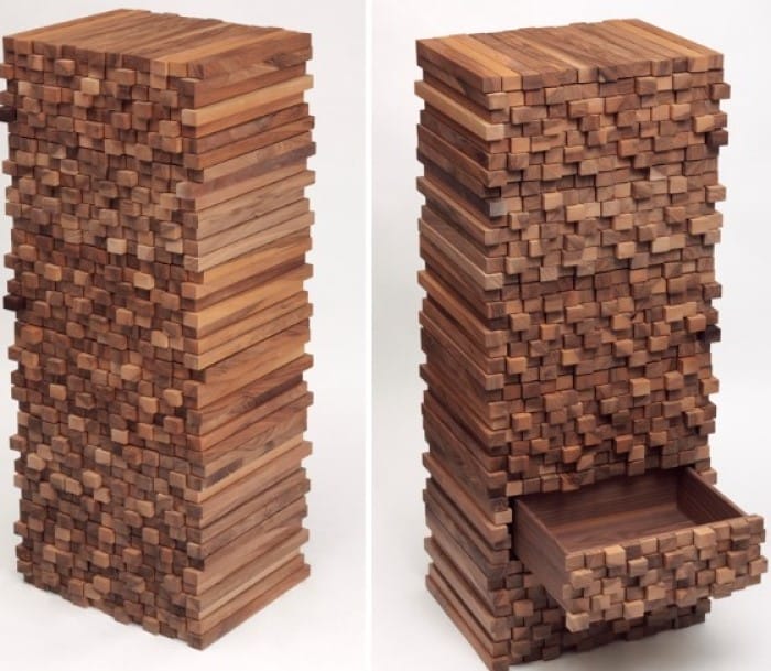 armario original de madera