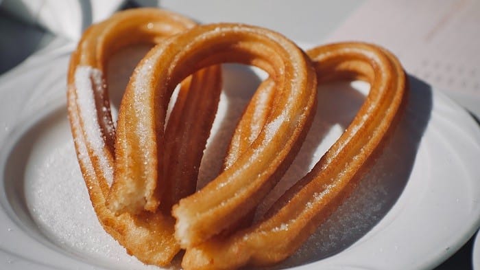 churros con azúcar