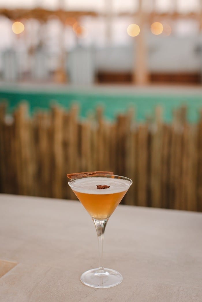 Cóctel en Bar del Hotel Nobu Marrakech