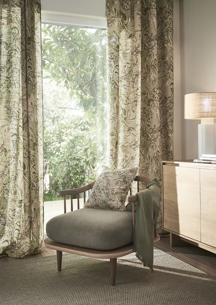 cortinas de flores de Leroy merlin