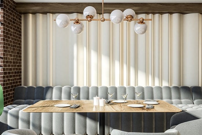 lampara bolas cristal art deco