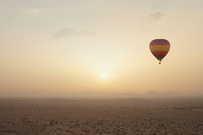 vuelo en globo aerostático