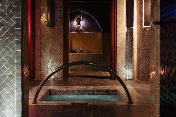 zona de spa en el Hotel Nobu Marrakech