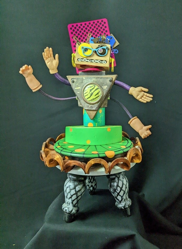 Obra de arte en Hybrid Art Fair en Madrid