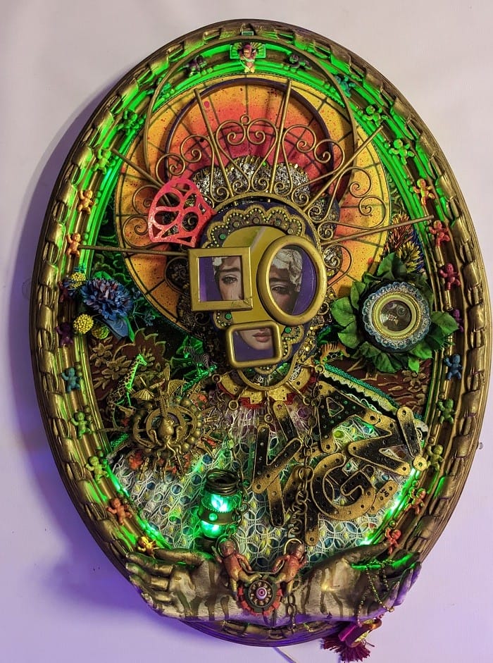 Obra de arte en Hybrid Art Fair en Madrid