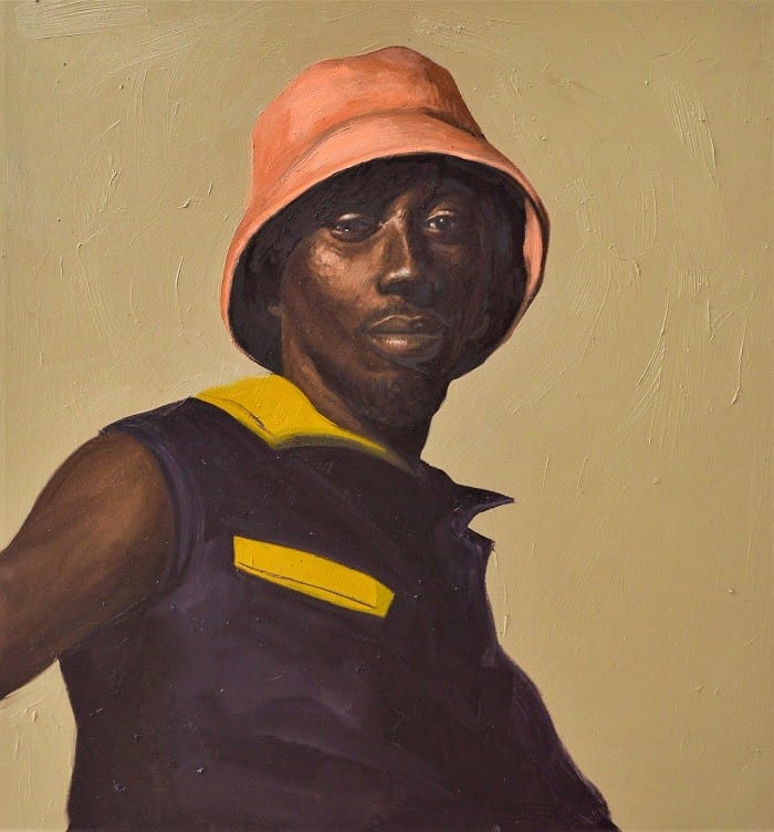 Pintura de hombre africano de Oliver Okolo