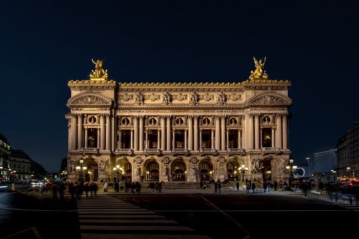 Palacio Garnier de noche