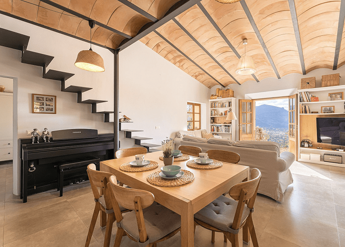 interior de una vivienda vacacional