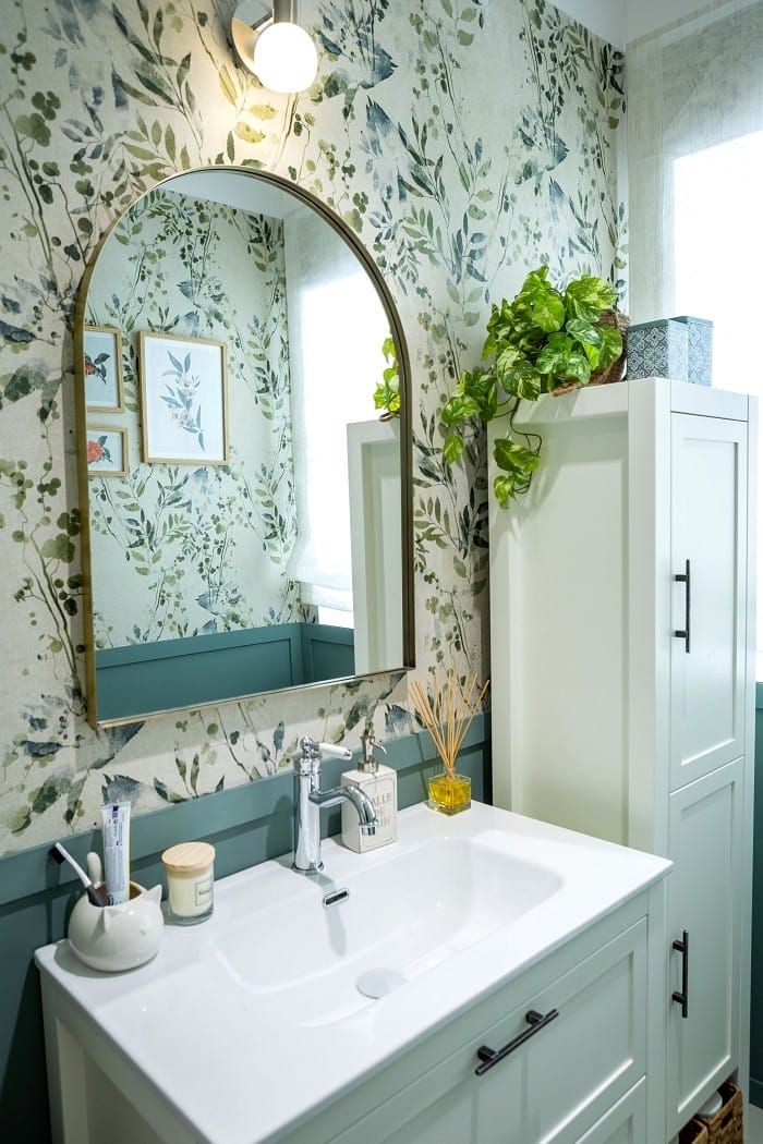 lavabo en showroom de leroy merlin