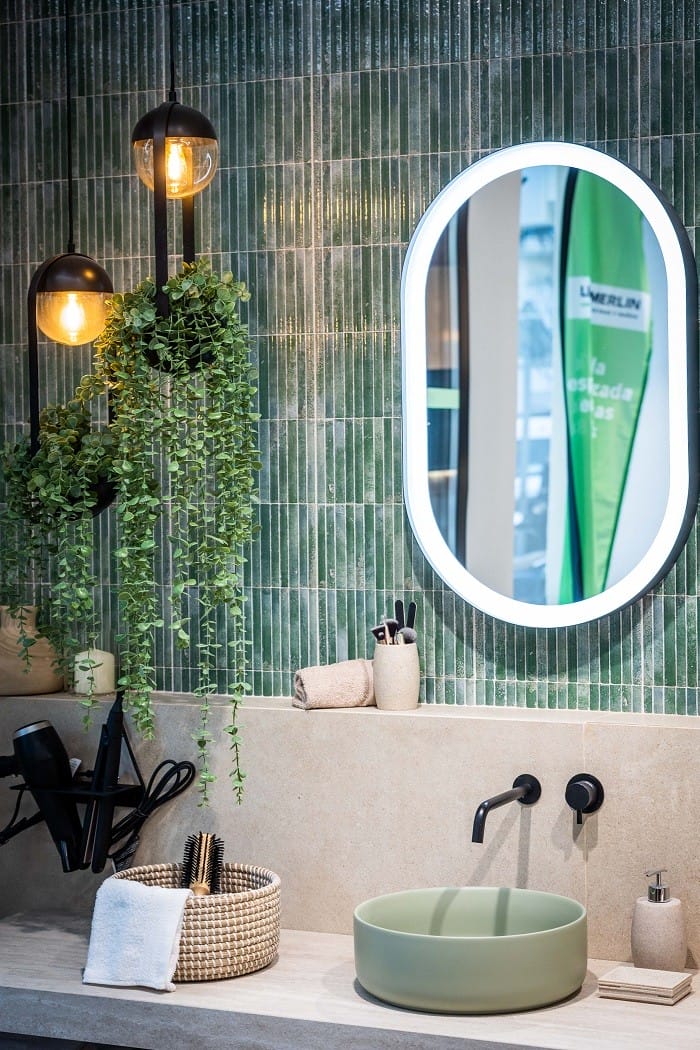 lavabo en showroom de leroy merlin en Valencia