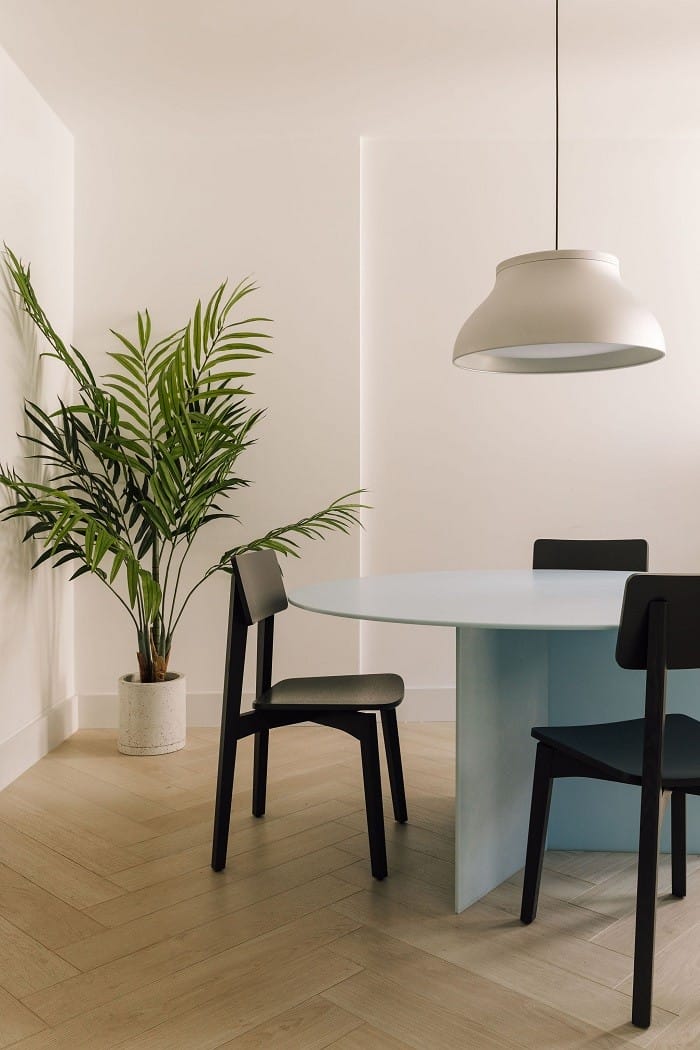 salón de apartamento diseño de HIMACS