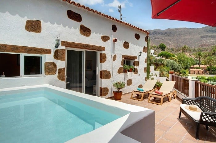 casa vacacional en Canarias con piscina
