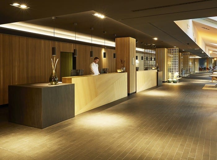 recepción de hotel en Andorra