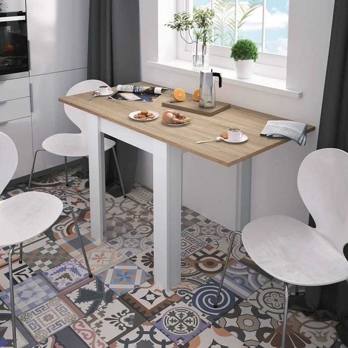 Mesa de cocina extensible de Conforama