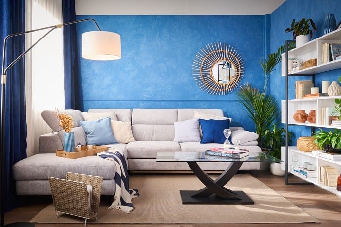 salón con rinconera de conforama