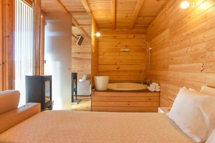 Cabanas do Barranco, glamping entre los árboles en A Coruña