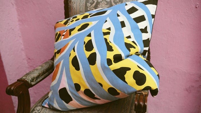 funda cojín estampada de ikea