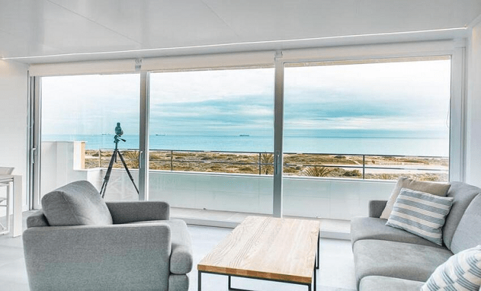 salón con vistas con reforma integral