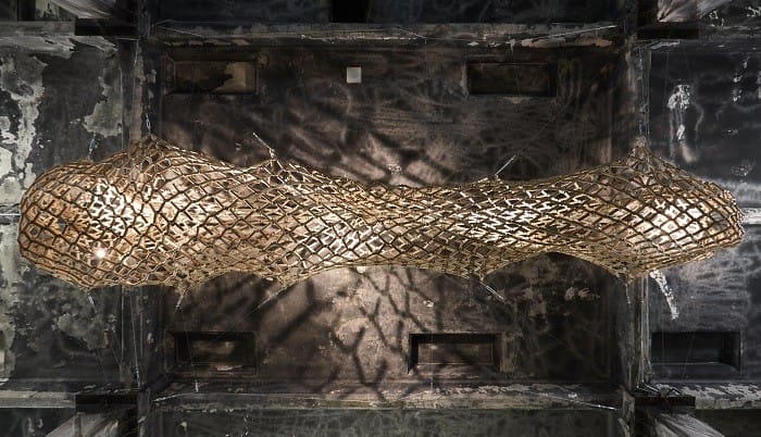 diseño de lámpara Nube en el matadero de Madrid