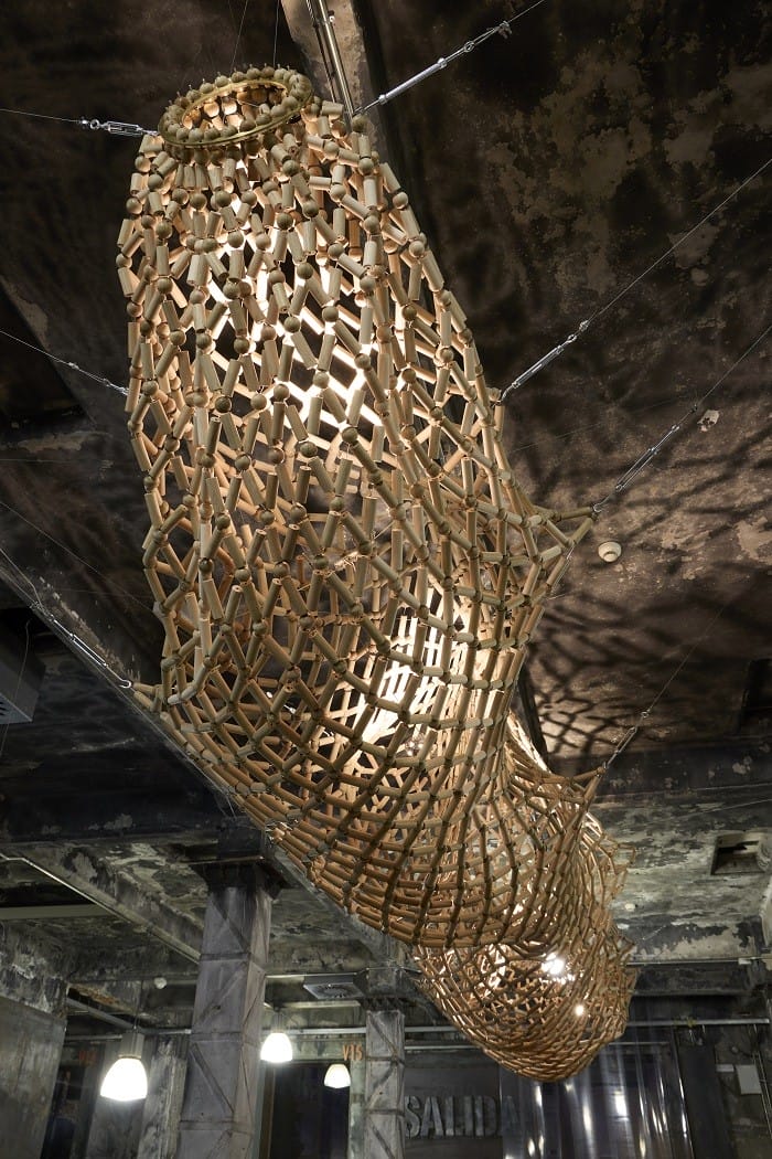 lámpara Nube en la exposición de matadero de Madrid