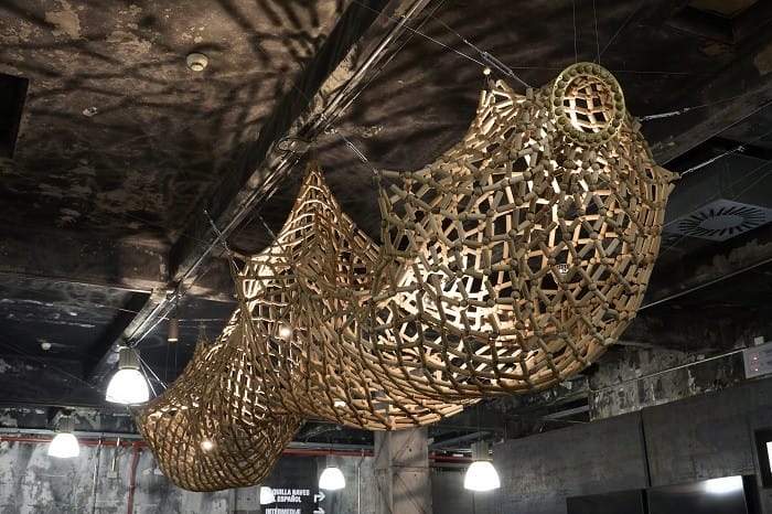 luminaria Nube en matadero de Madrid