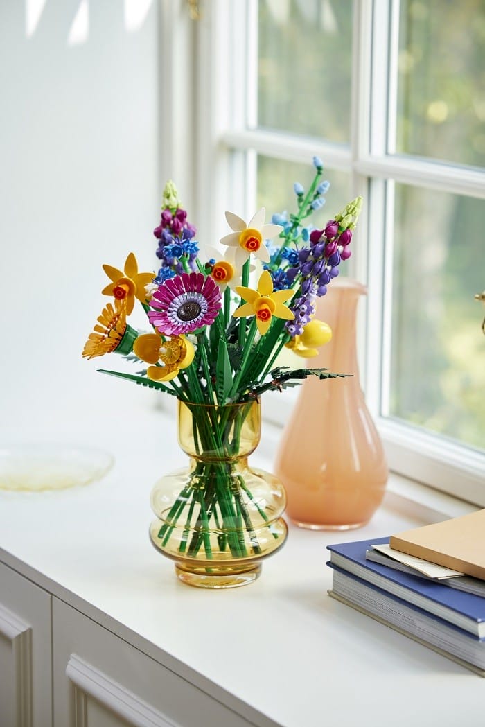 ramo de flores lego