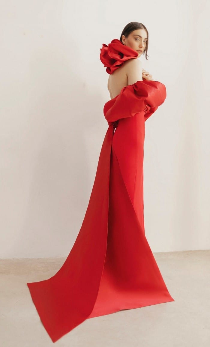 vestido rojo