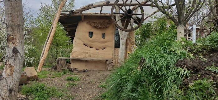 Casa natural en el campo para alojamiento