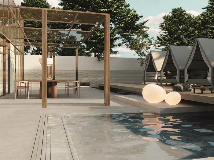 Exterior de un Hotel con piscina