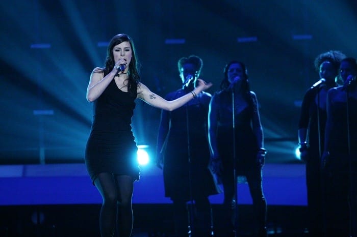 Lena en el festival de eurovisión
