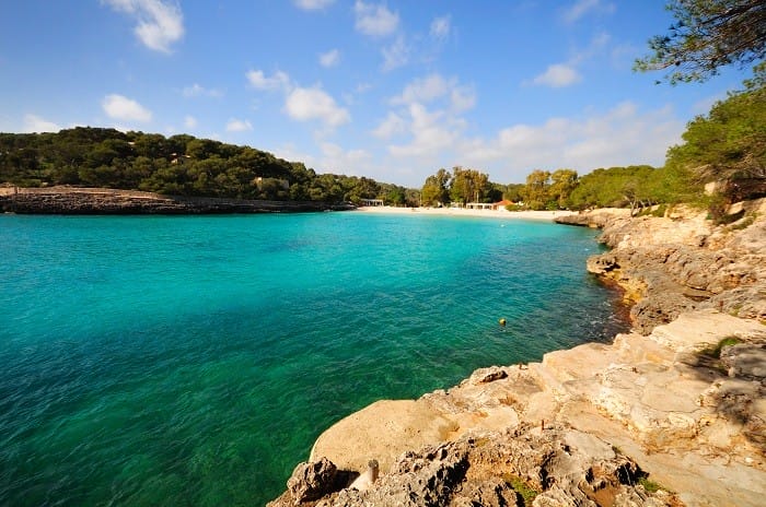 Zona de lago del Parque natural de Mondragó