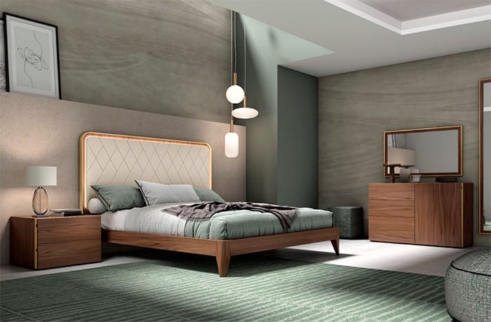 dormitorio doble retro