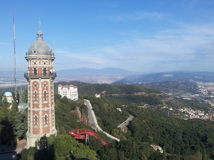 Vistas del Parque natural de la Sierra de Collserola