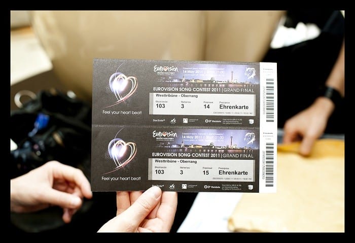Entradas para Eurovisión